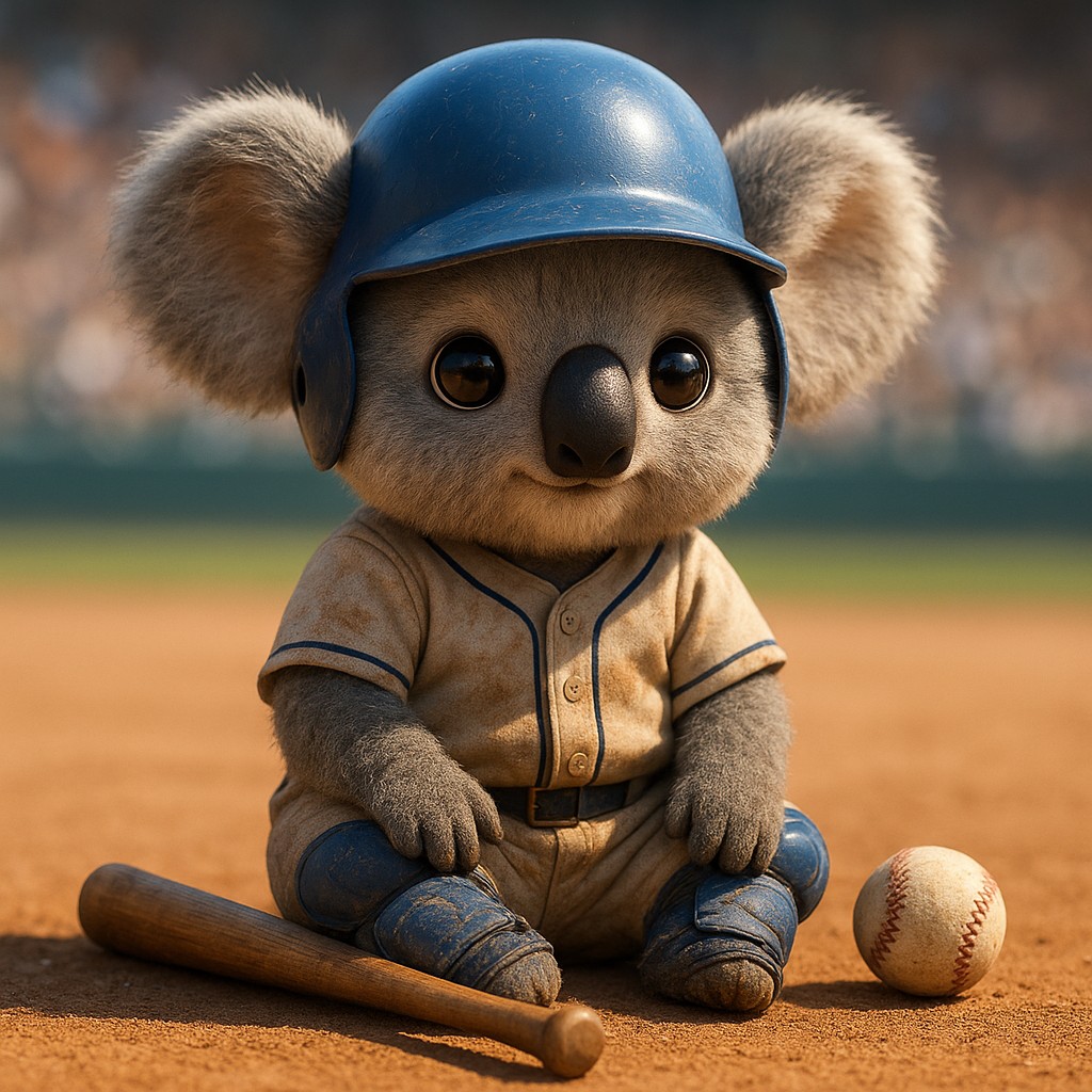 স্টেডিয়ামে ইউনিফর্ম পরা একটি চরিত্র, যার হাতে ক্রিকেট ব্যাট রয়েছে